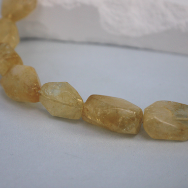 Citrine Nugget Necklace