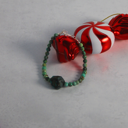 Simple Nugget Turquoise Bracelet