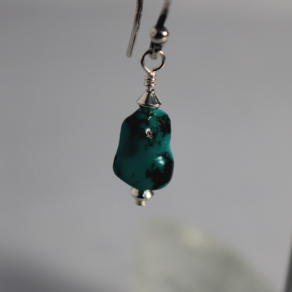 Dogbone Turquoise Earrings