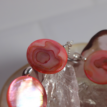 Pink Flamingo Mother of Pearl Bracelet