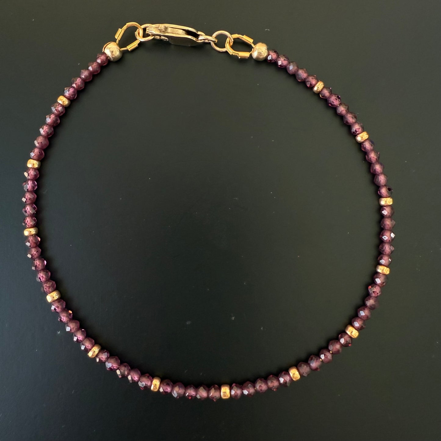 Regal Garnet Bracelet