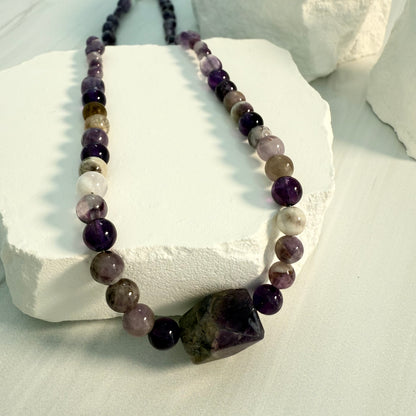 Amethyst Nugget Necklace