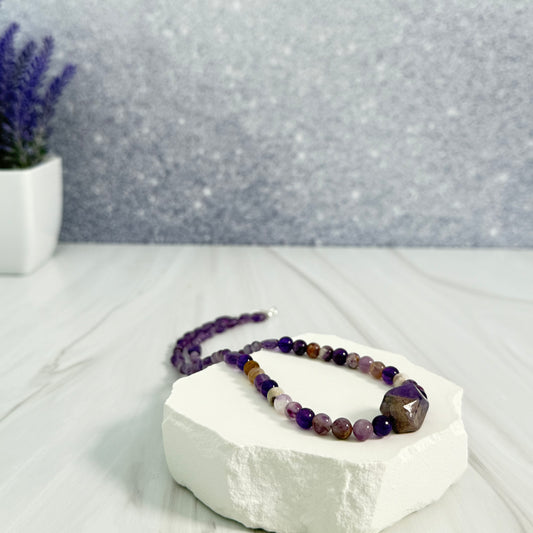 Amethyst Nugget Necklace