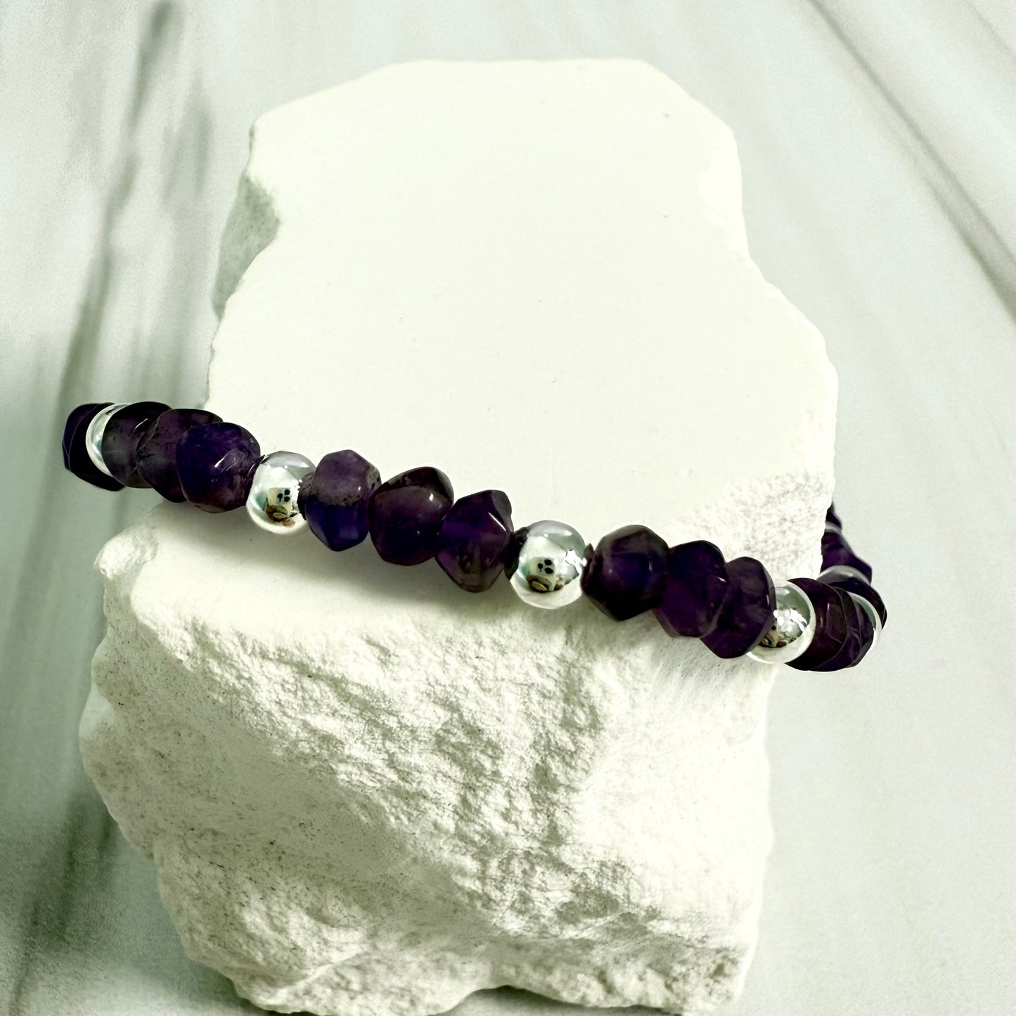 Sterling Amethyst Bracelet