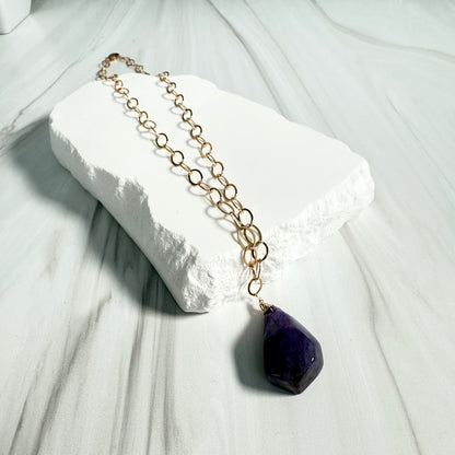 Regal Amethyst Necklace