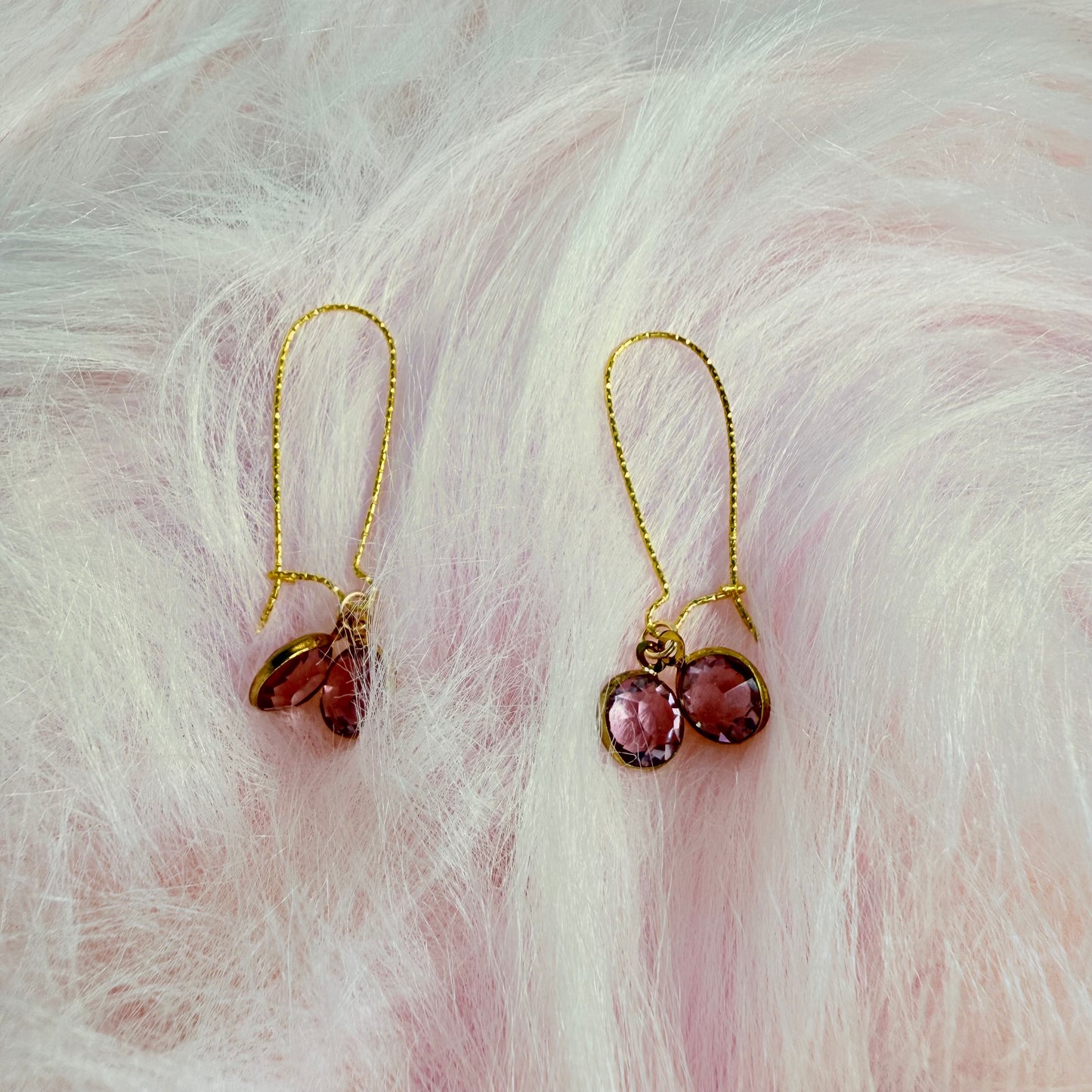 Glam Amethyst Earrings