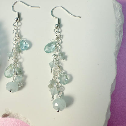 Aquamarine Drop Earrings