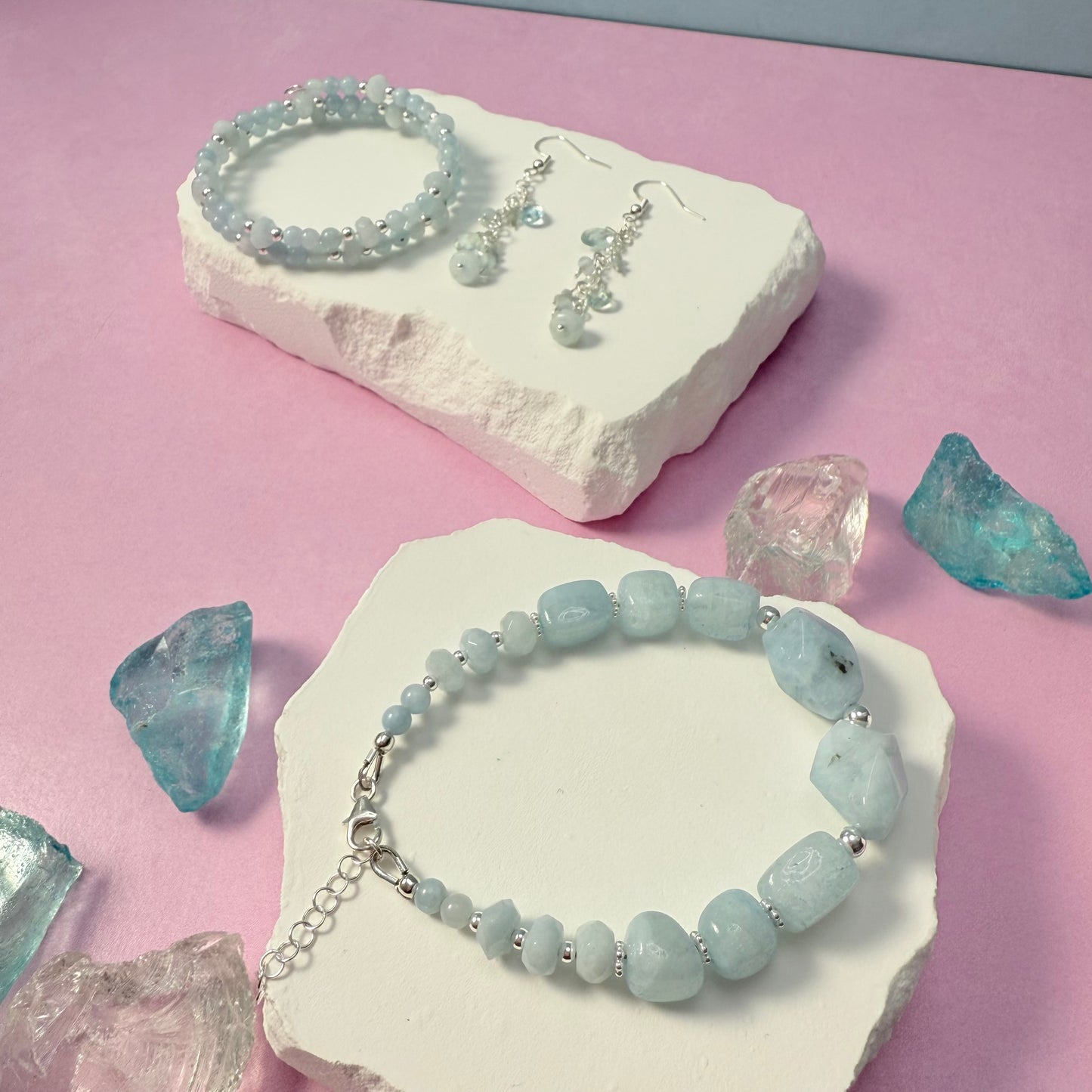 Nugget Aquamarine Bracelet