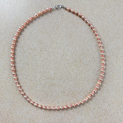Peachy Cherry Blossom Necklace