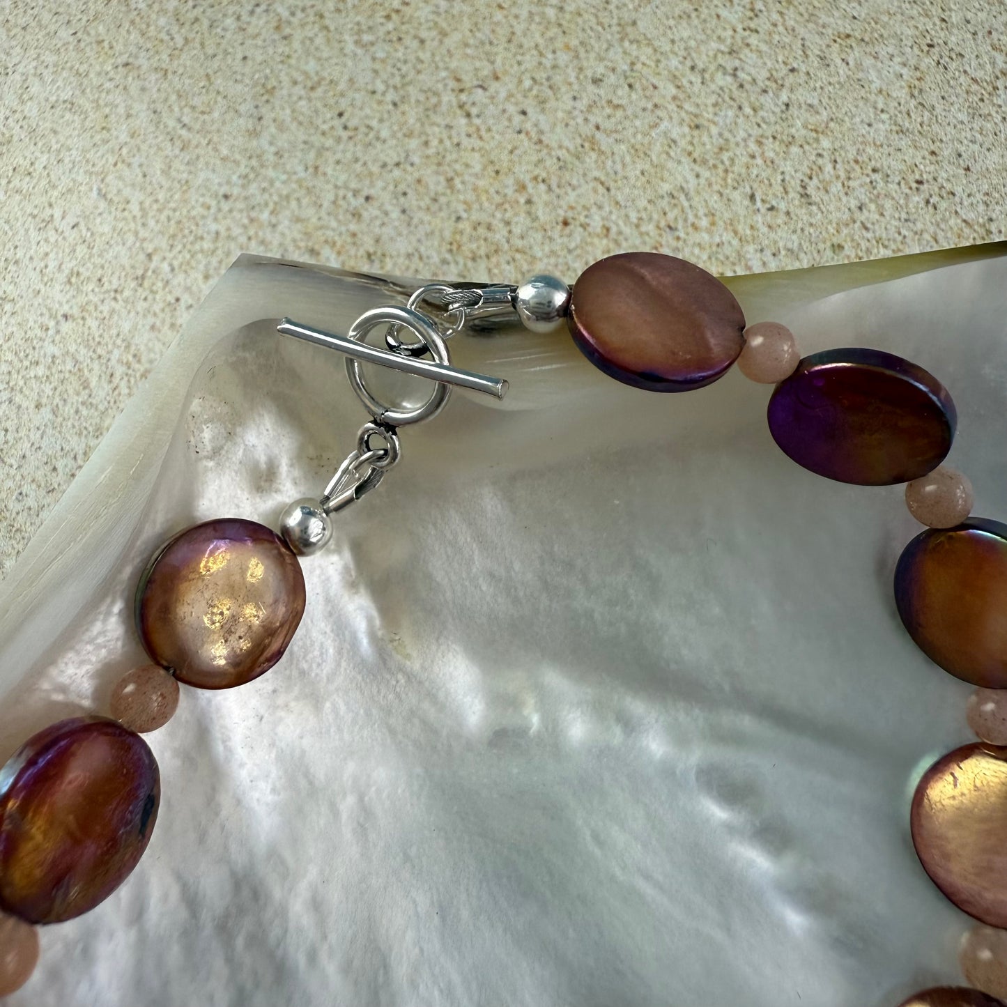Mother of Peach Bracelet
