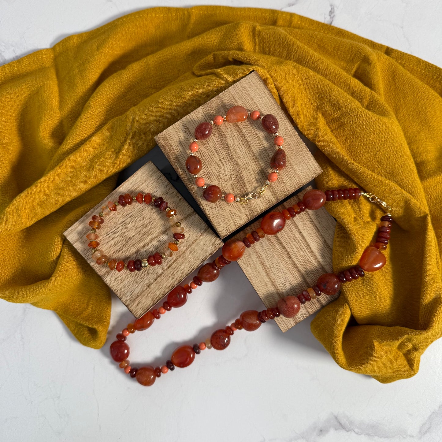 Carnelian Stretch Bracelet