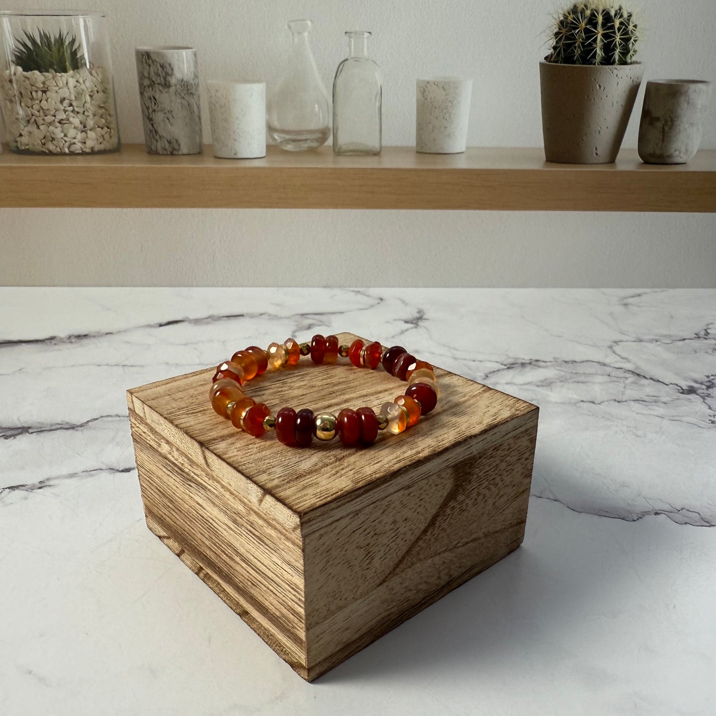 Carnelian Stretch Bracelet