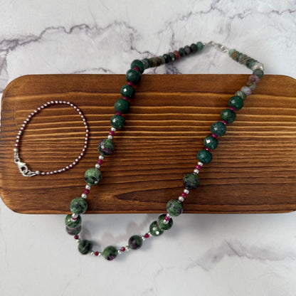 Fancy Faceted Necklace