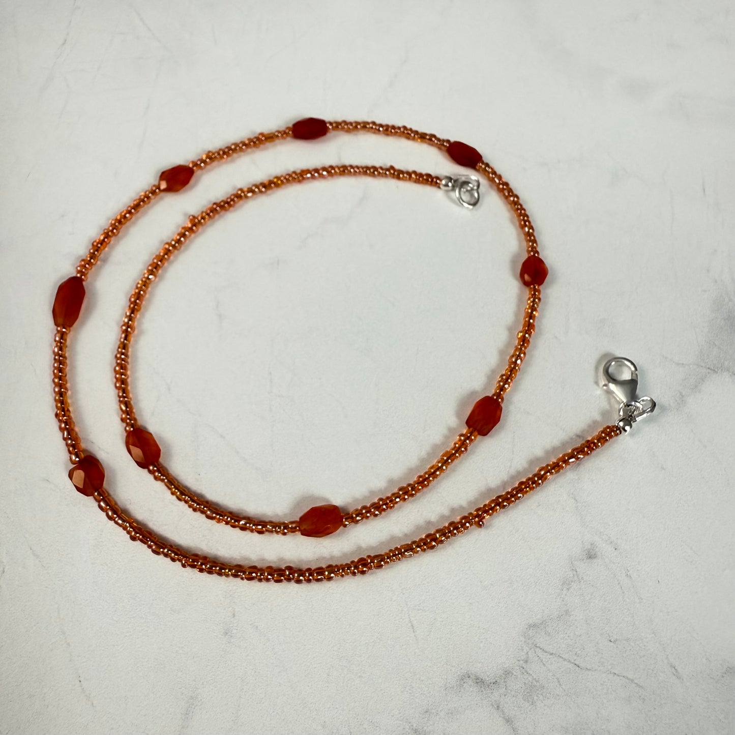 Carnelian Simplicity Necklace