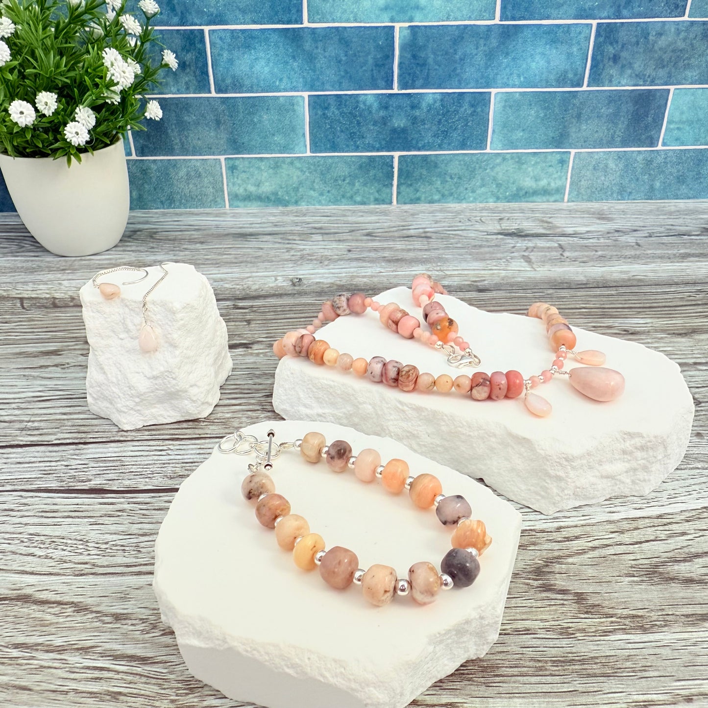 Pink Opal Bracelet