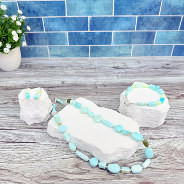 Blue Opal Necklace