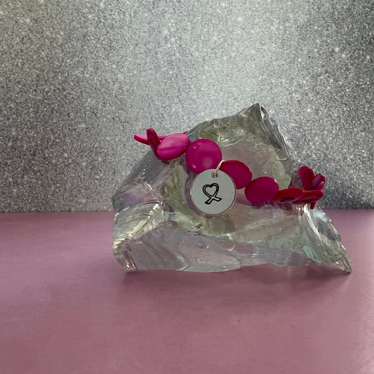 Hot Pink for Breast Cancer Bracelet