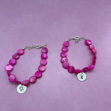 Hot Pink for Breast Cancer Bracelet