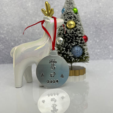 12.13.25 Hand Stamped Ornaments Workshop