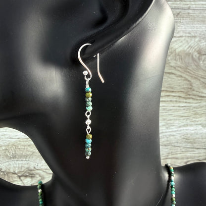 Blues of Turquoise Drop Earrings