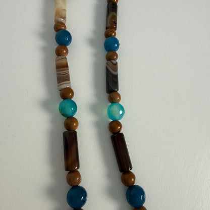 Blue Ocean Tassel Necklace