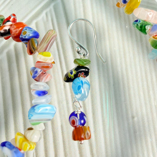 Tropical Millefiori Earrings