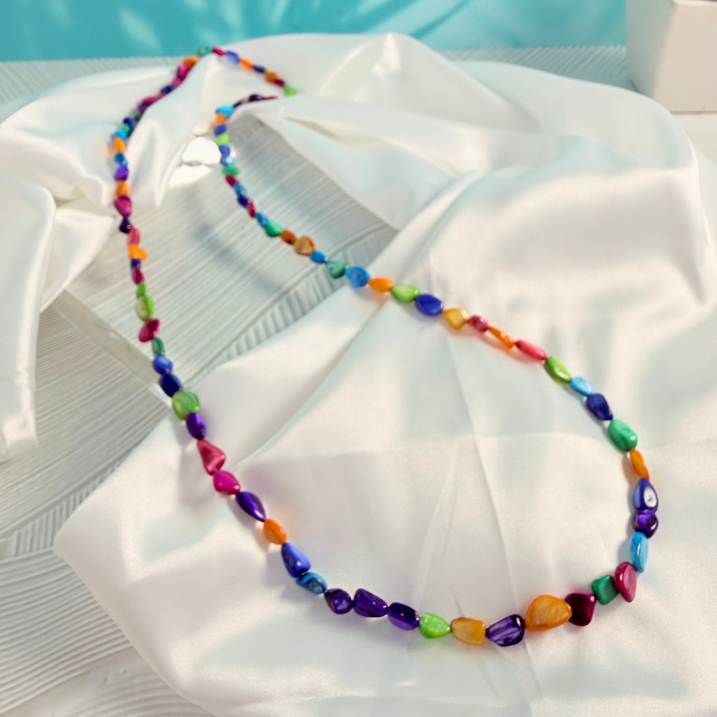 Tropical Mother of Pearl Necklace