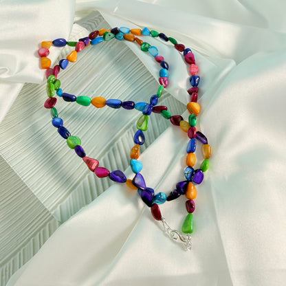 Tropical Mother of Pearl Necklace