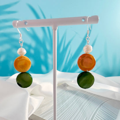 Tropical Shell Earrings
