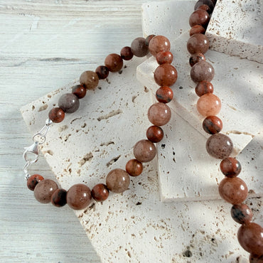 Red Sesame Jasper Bracelet