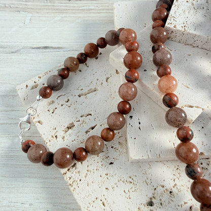 Red Sesame Jasper Bracelet