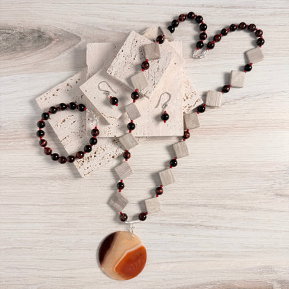 Red Tiger Eye Necklace