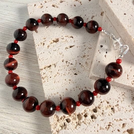 Red Tiger Eye Bracelet