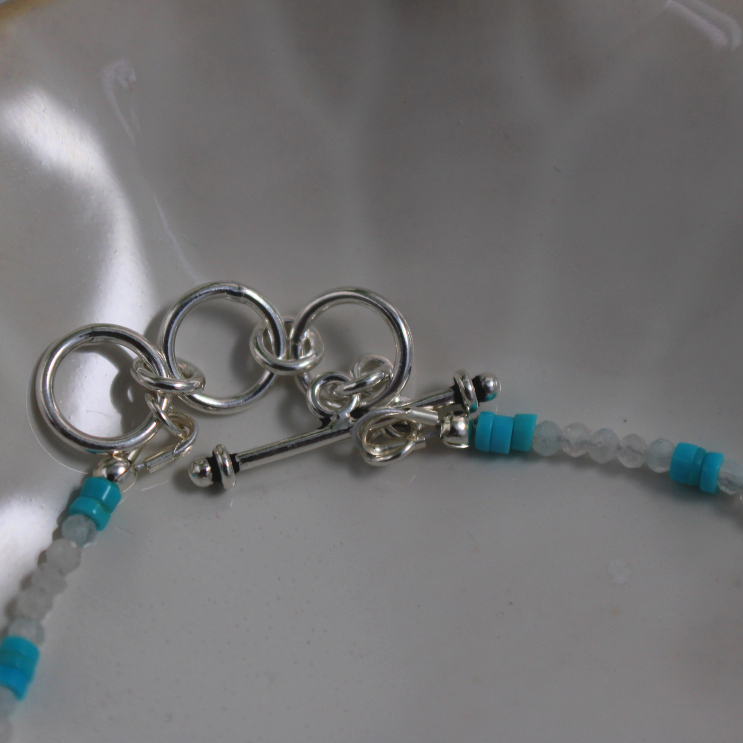 Icy Moonstone Bracelet