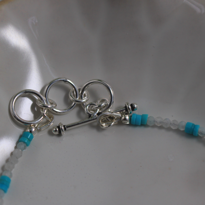 Icy Moonstone Bracelet