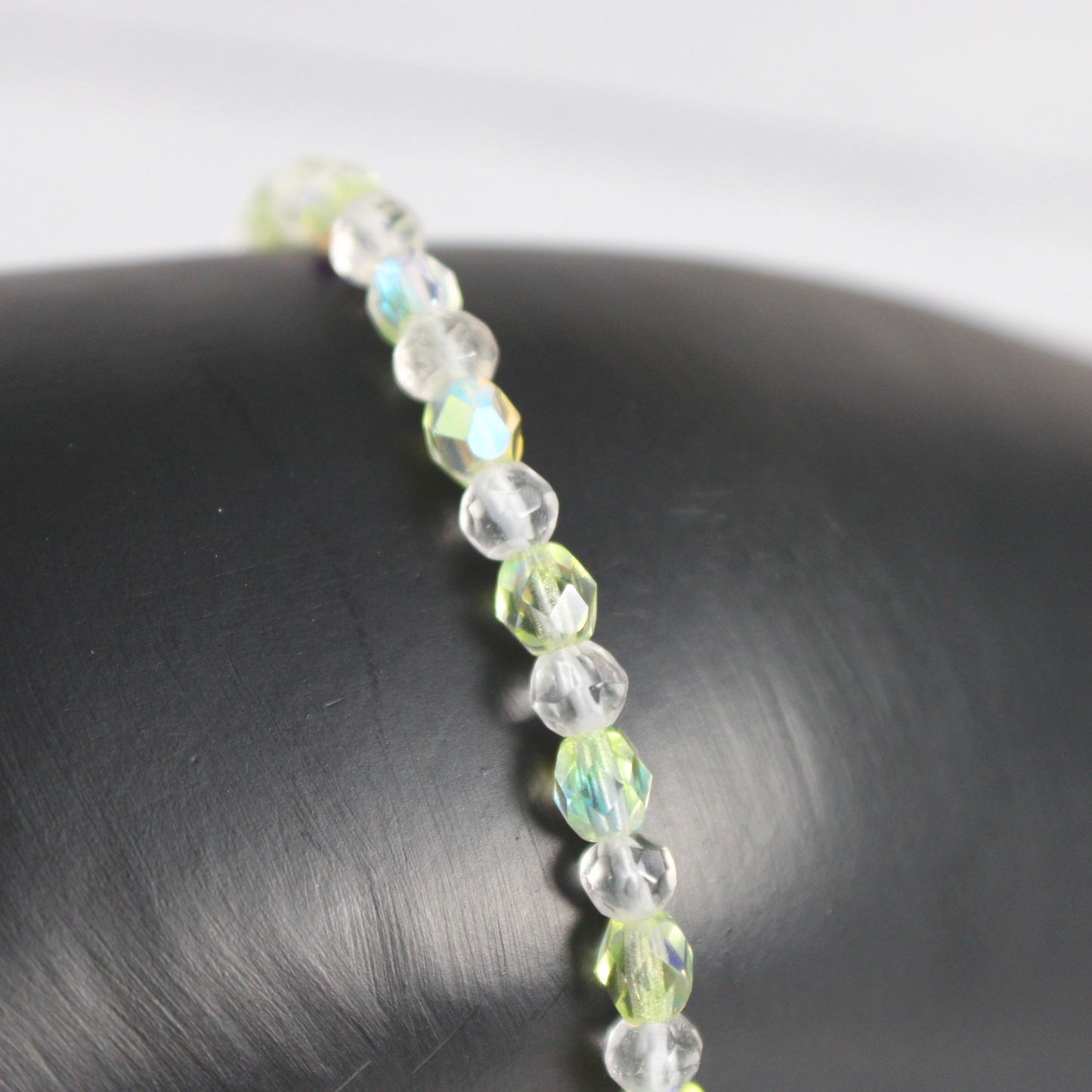 Simple Quartz & Czech Crystal Bracelet