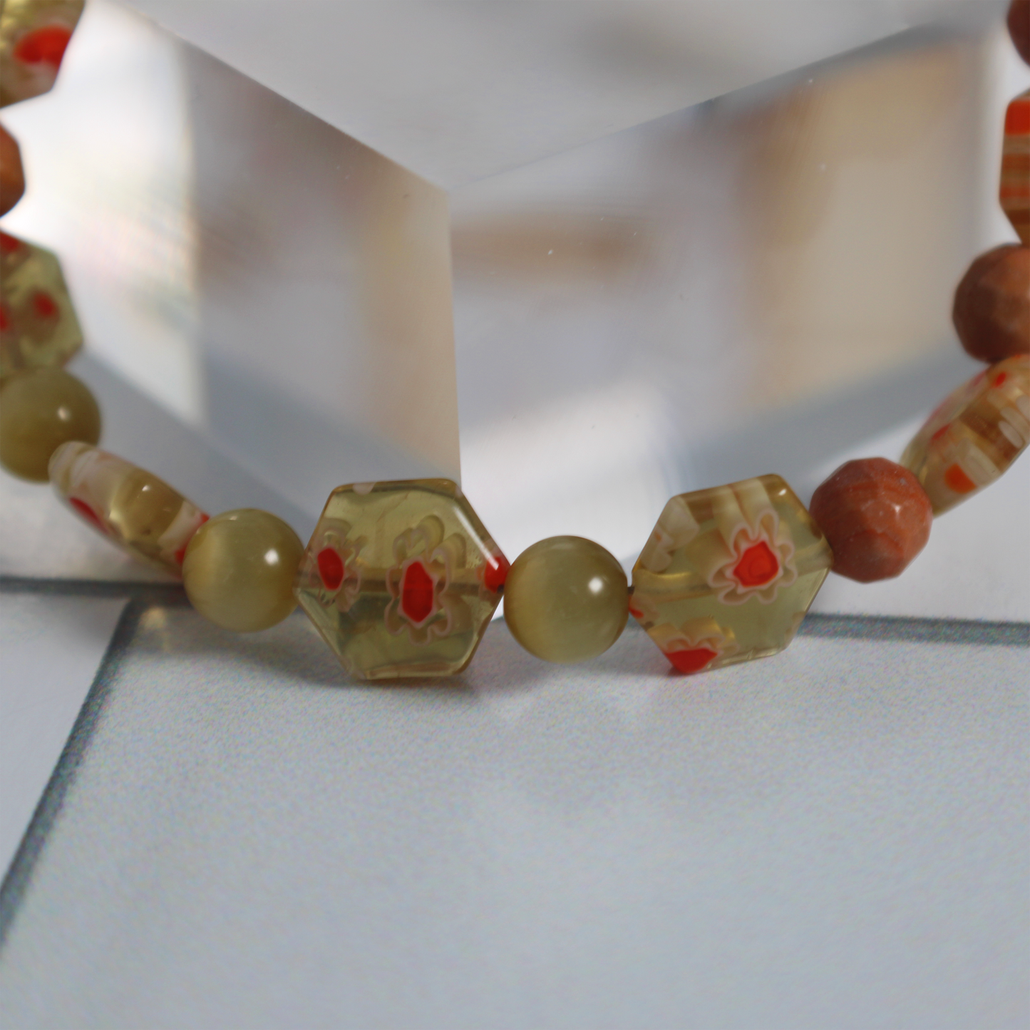 Eye on Millefiori Bracelet