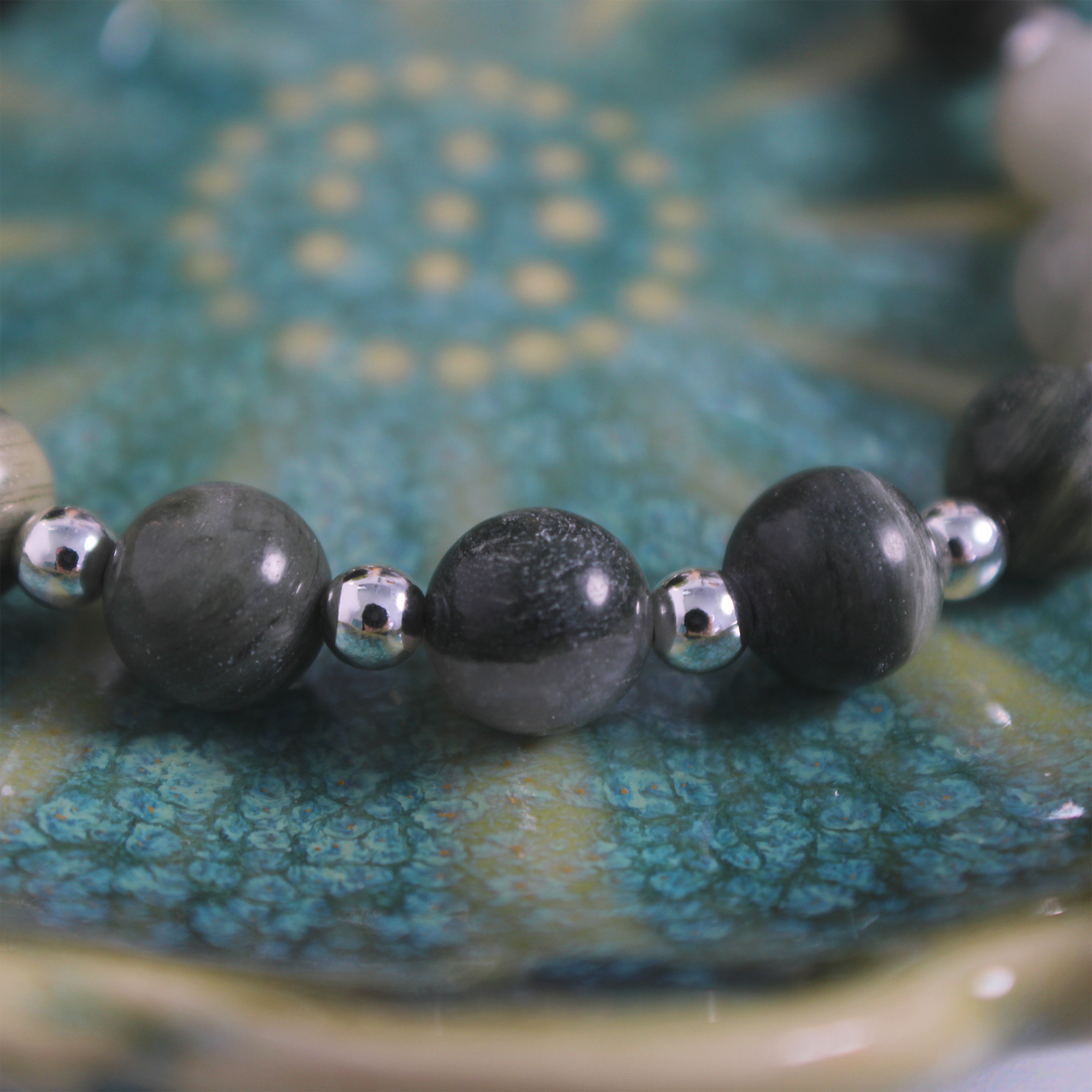 Green Line Jasper Bracelet