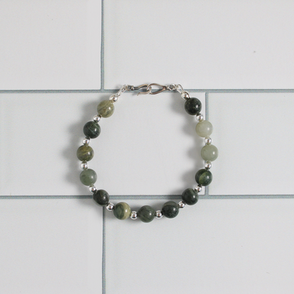 Green Line Jasper Bracelet