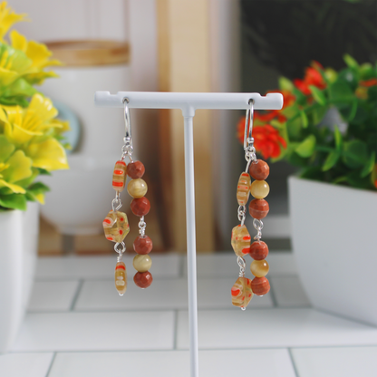 Eye on Millefiori Earrings