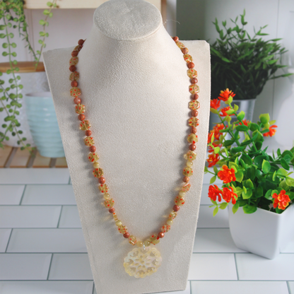 Eye on Millefiori Necklace