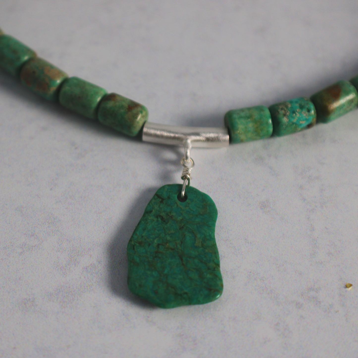 Tubular Turquoise Necklace