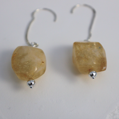 Citrine Nugget Earrings