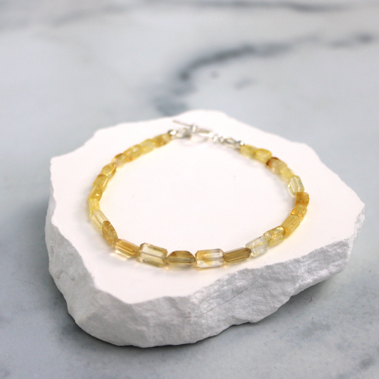 Elegant Citrine Bracelet