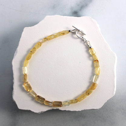 Elegant Citrine Bracelet