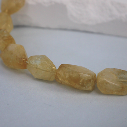 Citrine Nugget Necklace
