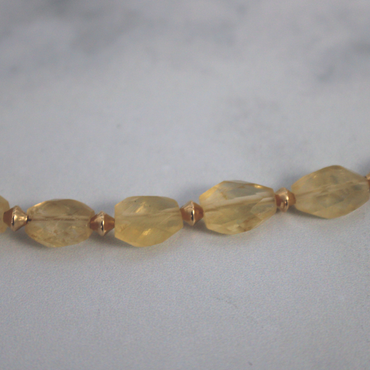 Citrine & Quartz Necklace