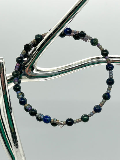 Azurite & Malachite Wrap Bracelet