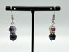 Faceted Purple Stone Earrings
