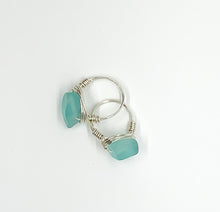 Load image into Gallery viewer, Seafoam Recycled Wire Wrapped Ring
